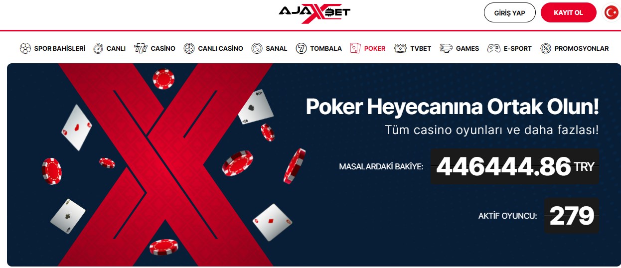 Ajaxbet Casino Sitesi