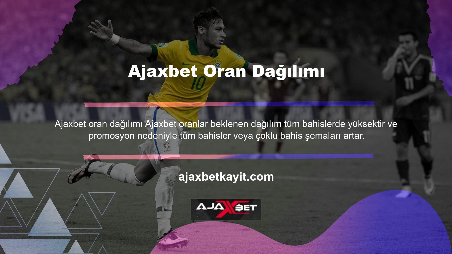 Ajaxbet web sitesi kesinlikle sadece bahis alanında değil para karşılığı online oyunlar alanında da hizmet veren bir web sitesidir
