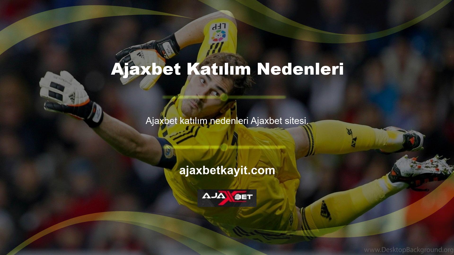 Ajaxbet Katılımın Sebepleri Canlı Yardım Ajaxbet ülkemizde canlı bahis hizmetleri sunmaya kararlı sitelerden biridir